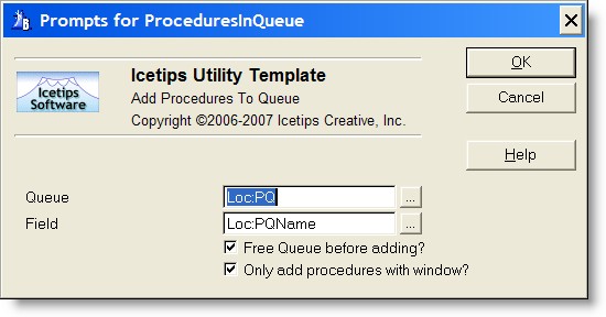 Template - Add Procedures To Queue - Template